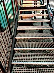 Sample Grating Stair Tread