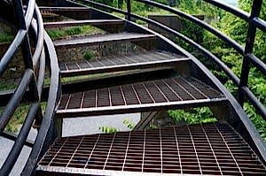 Rotary Grating Stair Tread