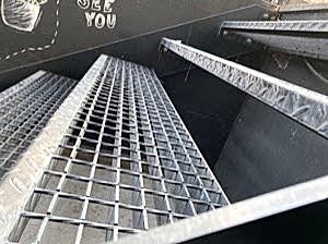 Sample Grating Stair Tread